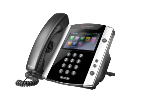 Click for large view of a Polycom VVX 600.