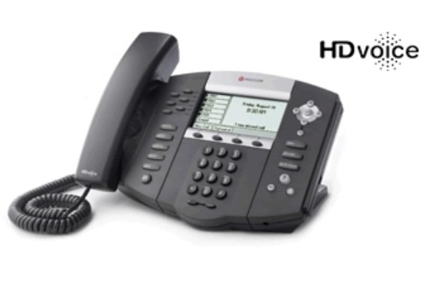 SoundPoint IP 650 2-Line VoIP Telephone.